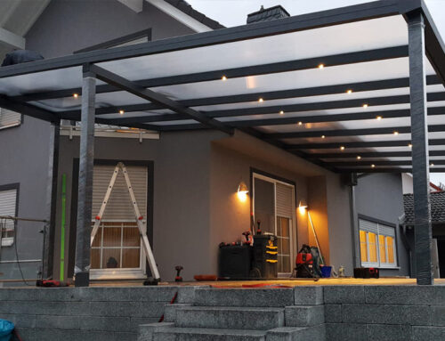 LED Beleuchtung im Terrassendach – Ein schönes Ambiente!